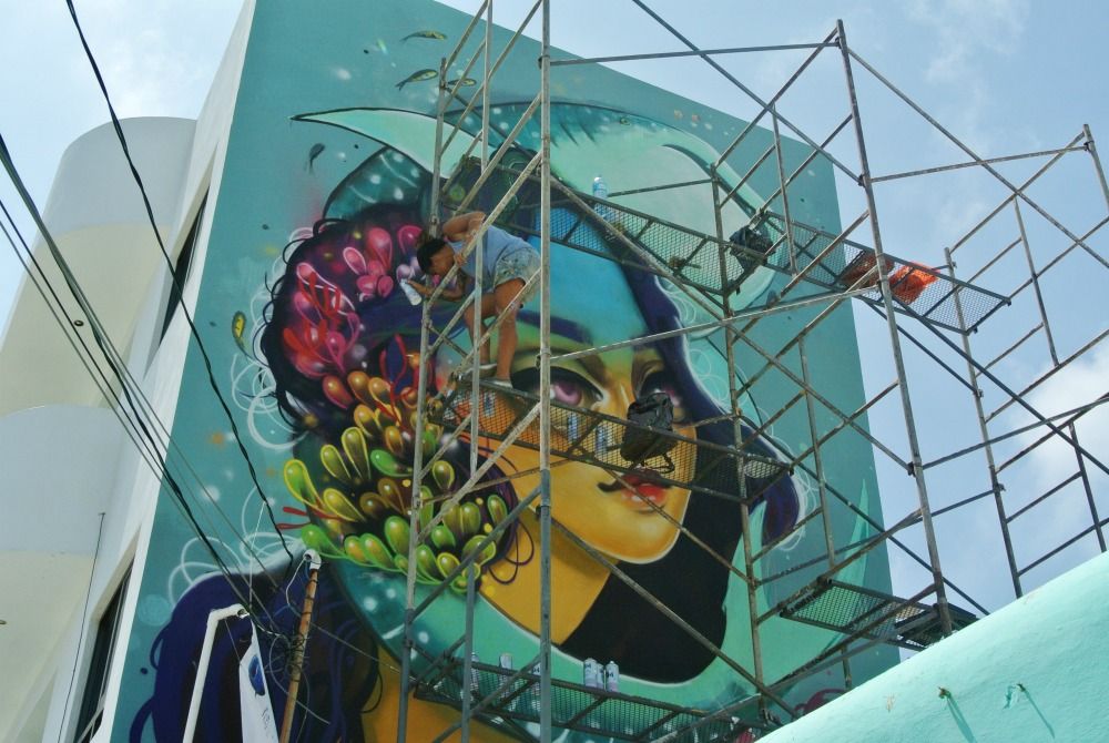 Riviera Maya Lifestyles Blog Sea Walls Murals for Oceans on Isla Mujeres